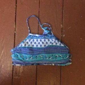 Cute patterned bikini top: brand is “Mossimo”